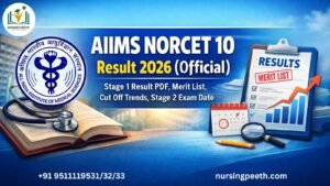 AIIMS NORCET 10 result